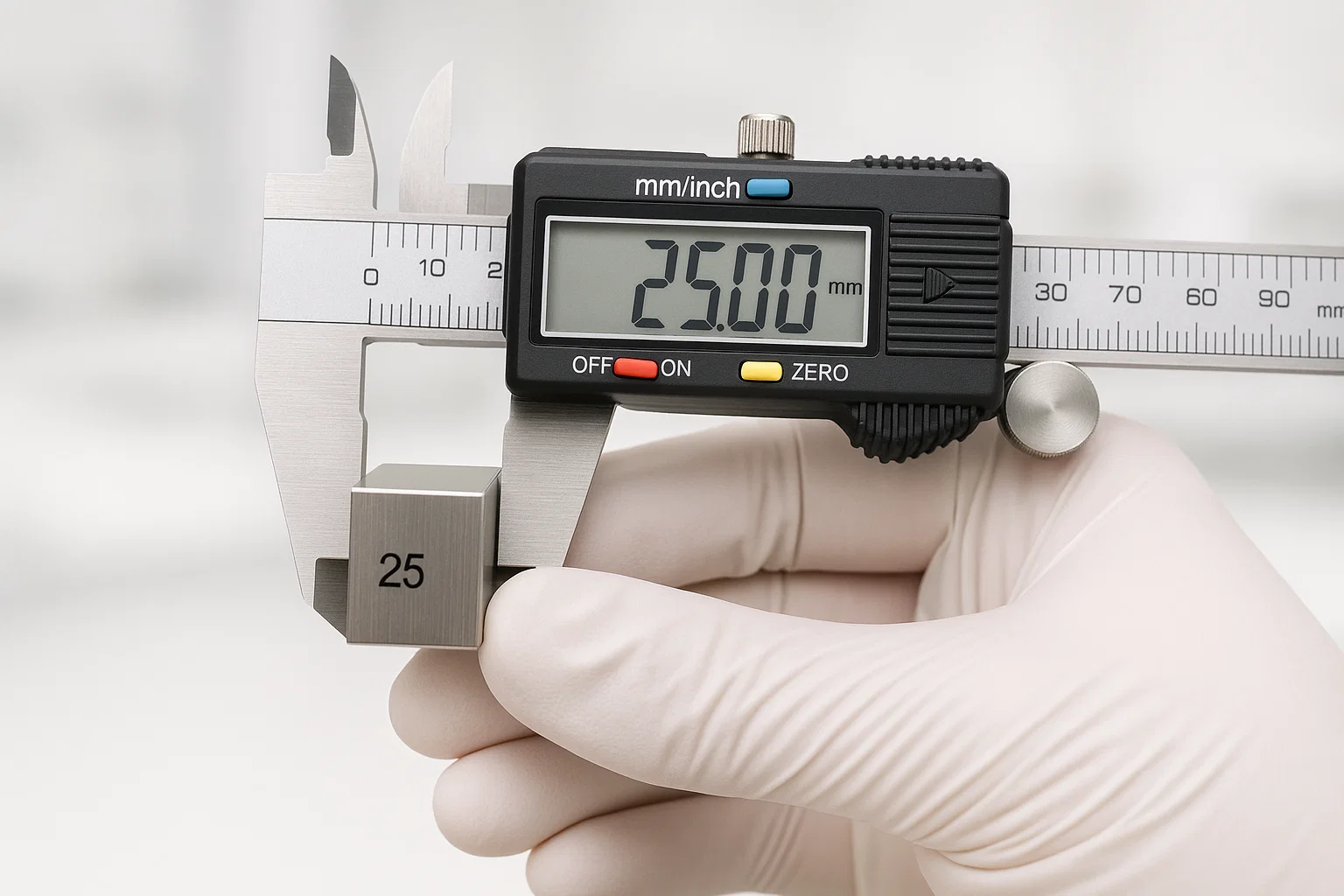 Calibración a calibrador digital vernier acreditada EMA por laboratorio de metrología en Mexicali