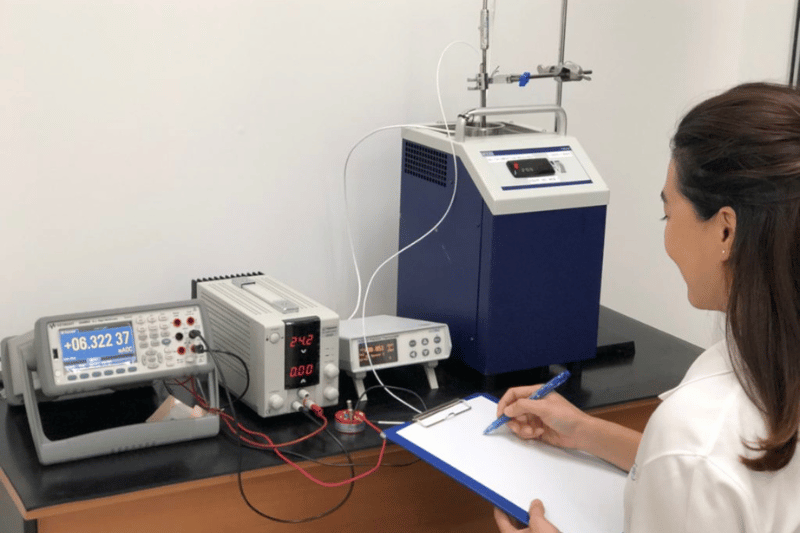 calibración a termómetros de lectura directa LD y termómetros de líquido en vidrio LV. Calibración acreditada EMA por laboratorio de metrología en mexicali.
